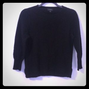 J. Crew Cashmere Black Sweater